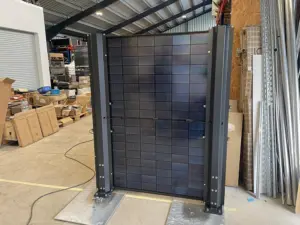 Photovoltaikanlage-Zaun-Maschinenbau-Holmer